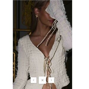 YLLW The Label Cleo Bubble Reversible Long Sleeve - Buttercream